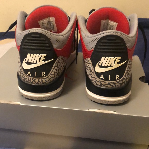 Air Jordan 3’s Retro “Red Cement/ Unite” - Picture 3 of 4